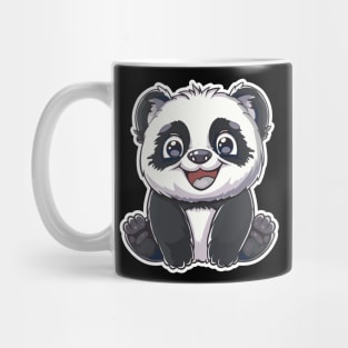 Exuberant Panda Buddy Sticker Mug